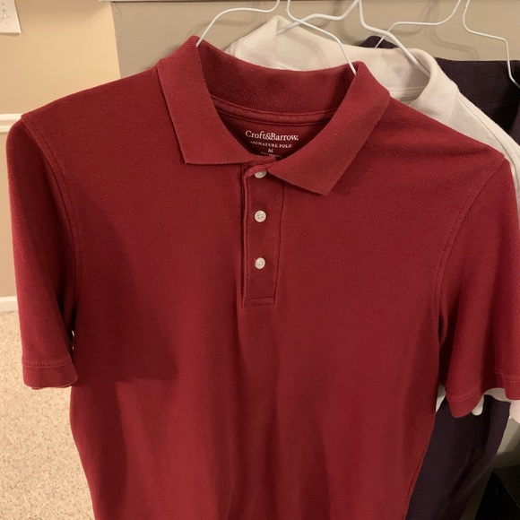 Cotton polo lot (4 total) - medium size - Picture 3 of 5